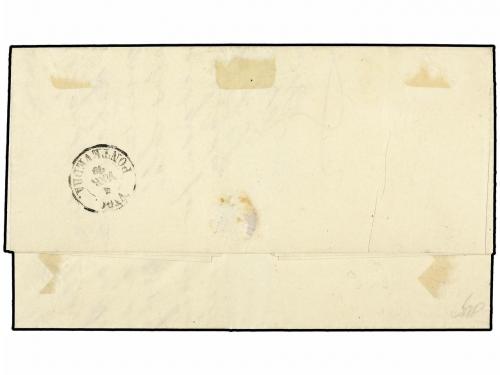 ✉ CUBA. 1870. HABANA a VIGO (España). 20 cts. castaño rojo, 