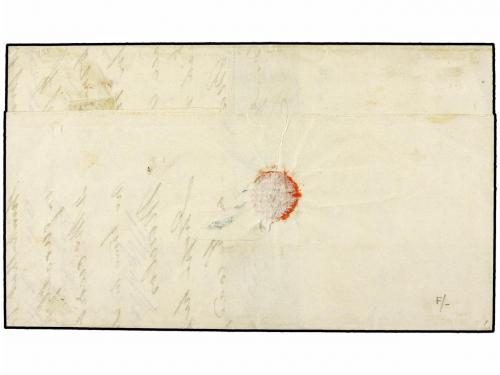 ¿ MEXICO. 1845. GUANACEVI a DURANGO. Marca GUANACEVI en azul