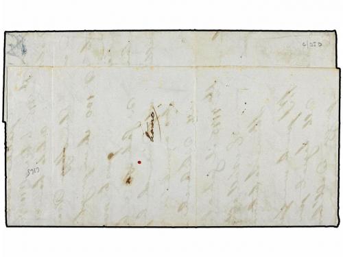 ✉ IRAK. 1856. Prephilatelic entire letter sent from MUSUL to
