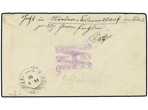 ✉ COSTA DE ORO. Sc. 48. 1900 (July 13). Cover endorsed ´Per 