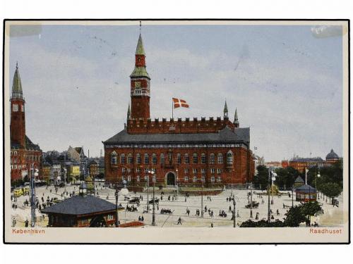 ¿ ZEPPELIN. 1932 (April 14). DENMARK. LZ 127 flight postcard