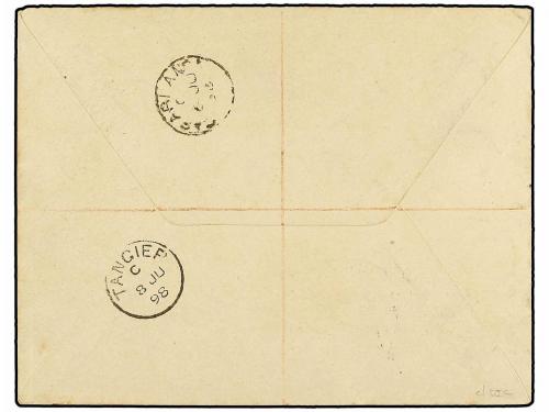 ✉ MARRUECOS INGLES. Sg. 22-24, 26-28, 31,32. 1898 (May 30). 