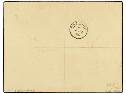 ✉ MARRUECOS INGLES. Sg. 22-24, 26-28, 31, 32. 1898 (May 30).