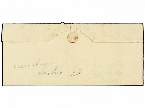 ✉ EGIPTO. 1863 (June 2). Cover from ZAGASIK to ALEXANDRIA (n