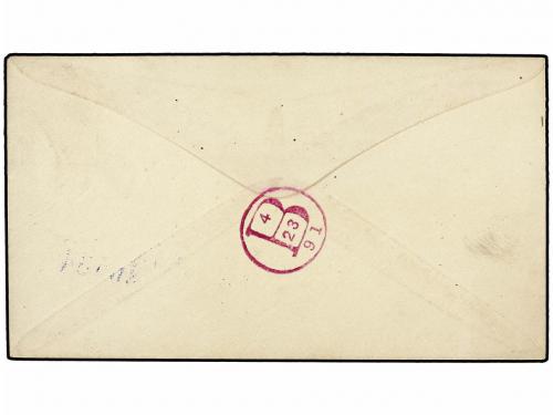 ✉ REPUBLICA DOMINICANA. 1891. STO. DOMINGO a NEW YORK. Sobre