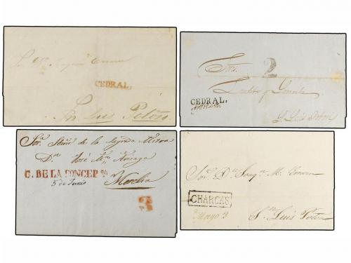 ✉ MEXICO. 1829-56. SAN LUIS POTOSI. Veinticuatro cartas de M