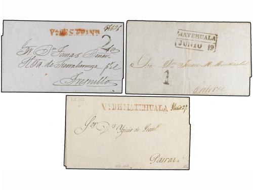 ✉ MEXICO. 1829-56. SAN LUIS POTOSI. Veinticuatro cartas de M