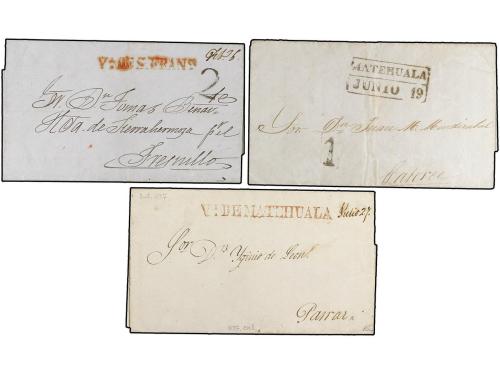 ✉ MEXICO. 1829-56. SAN LUIS POTOSI. Veinticuatro cartas de M