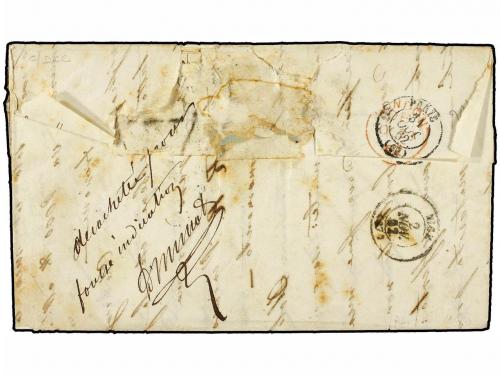 ✉ SALVADOR. 1862. SAN MIGUEL (Salvador) a NICE. Circulada vi