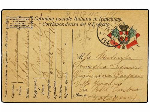 ✉ ALBANIA. 1918. DOS tarjetas postales de Franquicia Militar