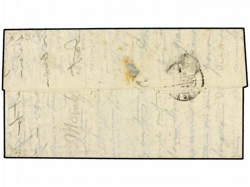 ✉ MALAYA. 1853 (March 15). Entire letter written form PENANG