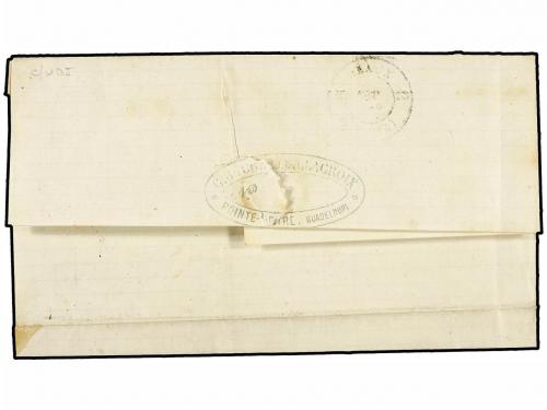 ✉ GUADALUPE. Ce. 17+20. 1878 (July 9). Cover to BORDEAUX fra
