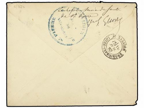✉ MARTINICA. 1883 (June 23). Cover to ST. NAZAIRE at Militar