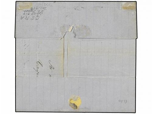 ✉ GUAYANA FRANCESA. Ce. 53. 1883 (Oct 1). Registered cover f