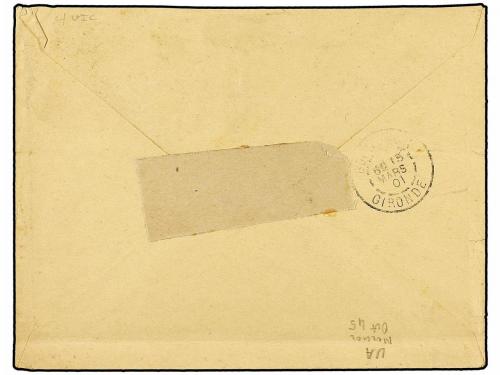 ✉ CHINA. 1901 (Jan 18). Cover to BORDEAUX franked by France 