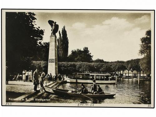 ¿ ZEPPELIN. 1929 (17-Sept.). GERMANY. Tarjeta postal escrita