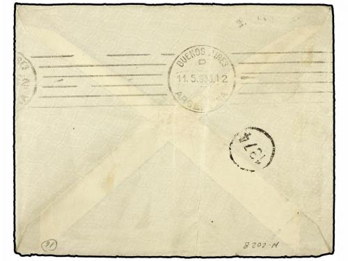 ✉ ZEPPELIN. 1933 (5-Mayo). GREAT BRITAIN. LONDON a BUENOS AI