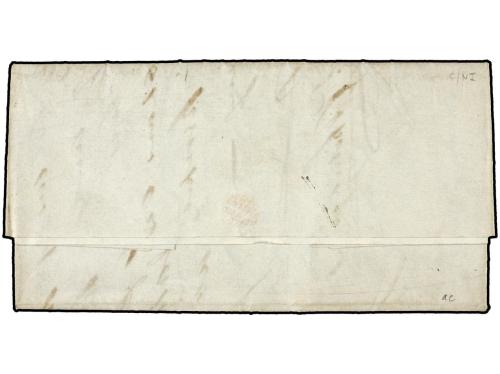 ✉ CUBA. 1839. BALTIMORE (Usa) a HABANA. Dirigida al Capitán 
