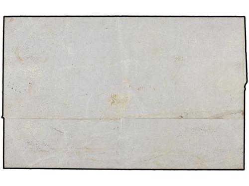 ✉ PERU. 1860 (7 Junio). HAVRE a LIMA. 10 cts. ocre (2) y 20 