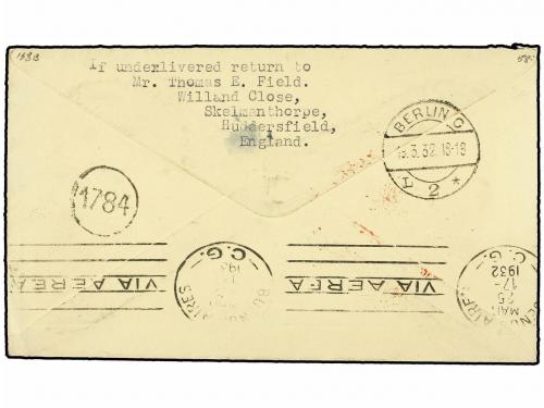 ¿ ZEPPELIN. 1932 (18 Marzo). GREAT BRITAIN. LONDRES a BUENOS