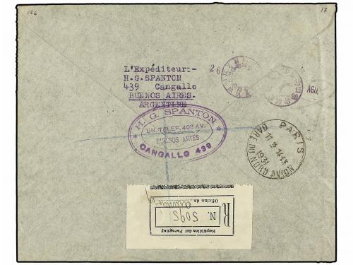 ¿ ZEPPELIN. 1931 (26 Agosto). PARAGUAY. BUENOS AIRES a INGLA