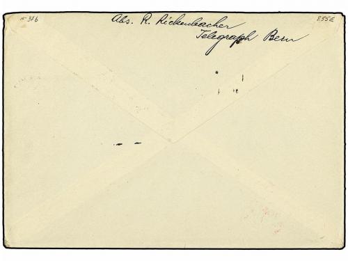 ¿ ZEPPELIN. 1929 (28 Septiembre). SWITZERLAND. ZURICH a BERN