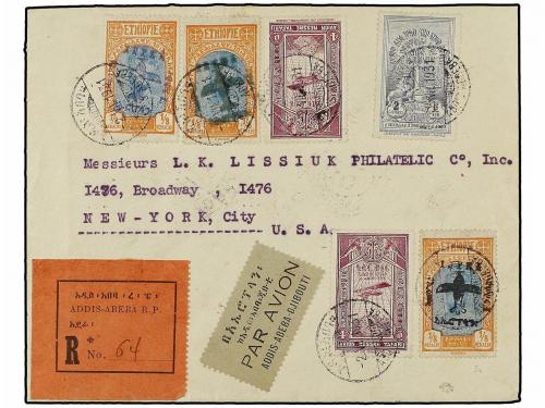 ¿ ETIOPIA. 1931 (2-VII). ADDIS to NEW YORK. FOURTH FLIGHT. F