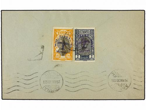 ✉ ETIOPIA. 1930 (14-IV),. ADDIS to ATHENS (Greece). UNRECORD