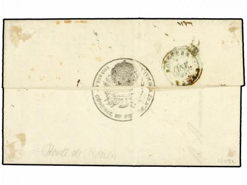 ✉ GUATEMALA. 1847 (Oct. 29). Entire letter on French Consula