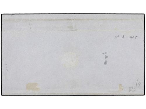 ✉ MEXICO. Sc. 8. 1863 (11 Septiembre). MÉXICO a VERACRUZ. 2 