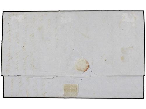 ✉ PERU. Yv. 14. 1871 (22 Julio). CALLAO a LIMA. 5 ctvos. ros