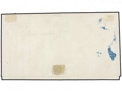 ¿ PERU. 1860 (11 Marzo). CUZCO a LIMA. 1 peseta rojo, mat. o