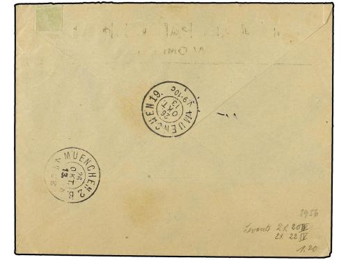 ✉ COLONIAS ITALIANAS. Sa. 1 (2), 3 (2). 1913 (22-10). SALONI