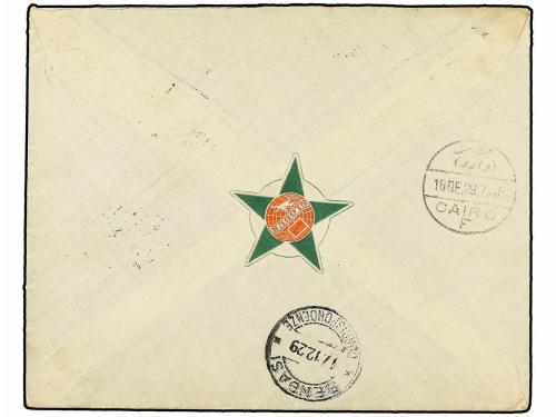 ✉ SUIZA. Mi. 233 (2), 234 (2), 238, 169, 194. 1929. ZURICH a