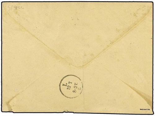 ✉ GUADALUPE. Ce. 2. 1884 (June 20). Registered first issue c