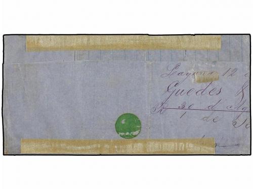 ✉ BRASIL. (1866 CA.). Gran parte de carta (falta parte del r