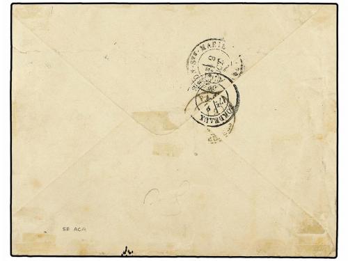 ¿ BRASIL. Sc. 64, 78. 1880. RÍO DE JANEIRO a FRANCIA. 80 rei