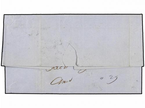 ¿ PERU. 1869. LIMA a NEW YORK. 20 ctvos. castaño. MAGNÍFICA.