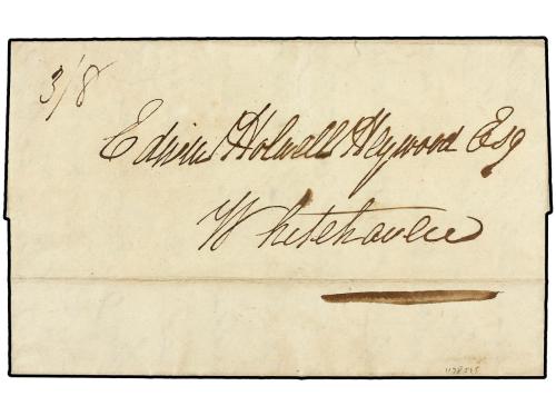 ✉ BRASIL. 1836 (11 Nov.). RÍO DE JANEIRO a GRAN BRETAÑA. Mar