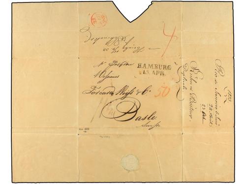 ✉ BRASIL. 1833 (Jan 16). Cover from RIO DE JANEIRO endorsed 
