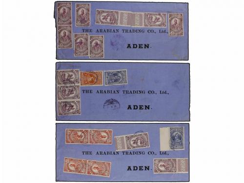 ✉ ETIOPIA. 1931-32. 8 covers with diverse high frankings cir