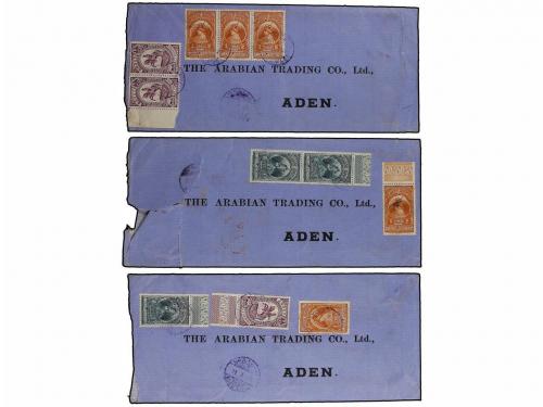 ✉ ETIOPIA. 1931-32. 8 covers with diverse high frankings cir