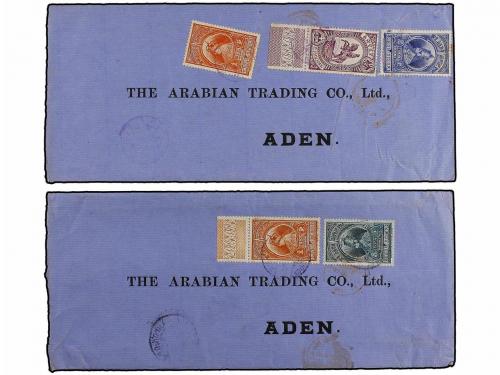 ✉ ETIOPIA. 1931-32. 8 covers with diverse high frankings cir