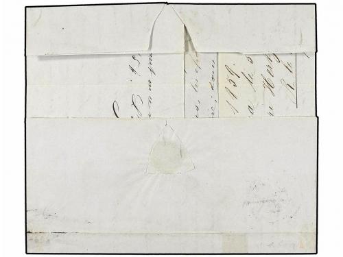 ¿ PERU. 1859. TACNA a LIMA. Encaminada hasta ARICA por J. EM