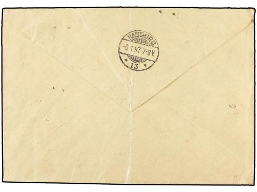 ✉ FILIPINAS. Ed. 117, 118 (2), 120 (3), 124, 125 (2). 1897. 