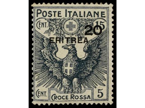 ** ERITREA. Sa. 41/44. 1916. Complete set, never hinged.Sass