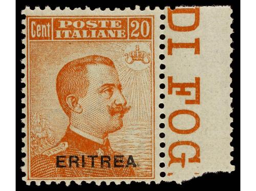 ** ERITREA. Sa. 47/49. 1918-21. Complete set, never hinged.S