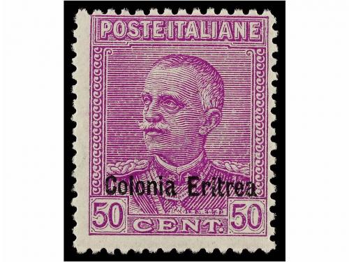 ** ERITREA. Sa. 142/43. 1928-29. Complete set, never hinged.