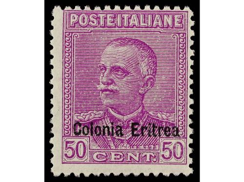 ** ERITREA. Sa. 142/43. 1928-29. Complete set, never hinged.