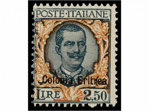 ** ERITREA. Sa. 125/27. 1928-29. 75 cts. red, 1,25 lire and 